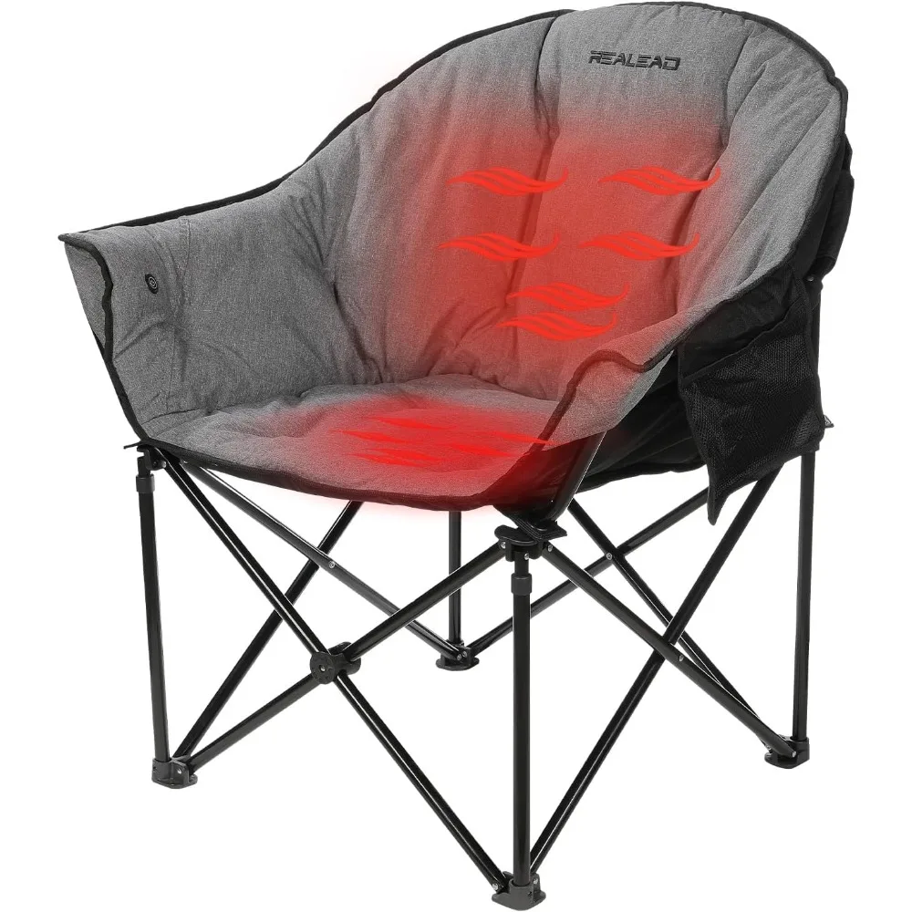 كرسي خارجي فاخر كبير الحجم مع حشوة سميكة وتدفئة مزدوجة لعشاق الرياضة #1