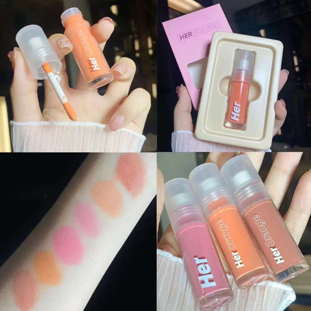 Fard liquido monocromatico su Waterproof Nude Pink Orange Long Beauty Man Makeup Face Repairing Makeup Handsome Lasting bossed H2E2