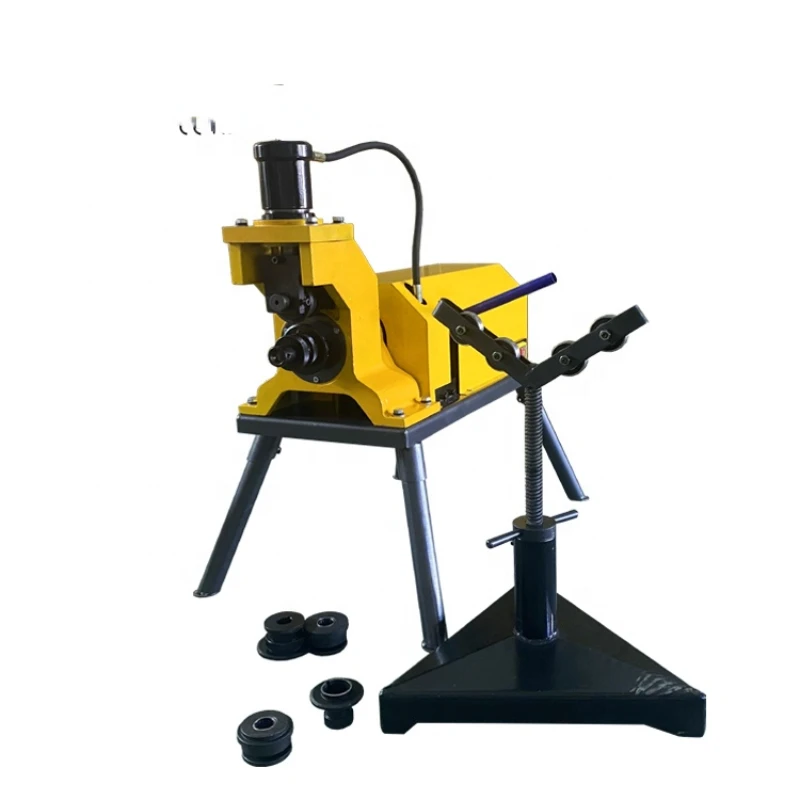 hot sale 8'' hydraulic tube roll grooving machine with complete 4 easily detachable legs for quick set up for steel