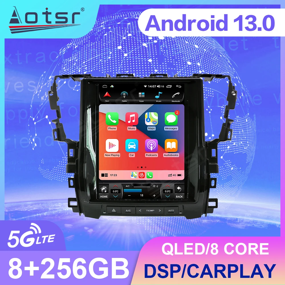 

12.1 Inch T-Style Screen Car Radio For Toyota AIphard 30 Series 2015-2021 Navigation Multimedia Player Carplay Stereo Head Unit