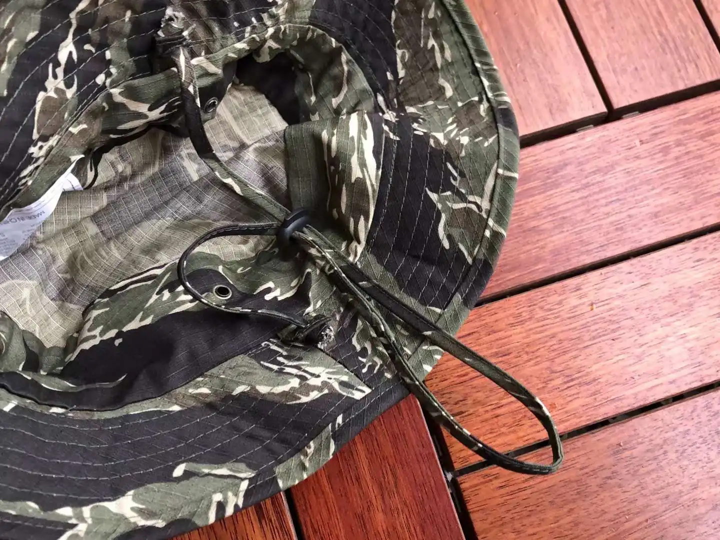 Zomer jungle tigerstripe camo hoed vietnam oorlog Zuid-Vietnamese strijdkrachten korte rand pet tactische bonnie jacht accessoires