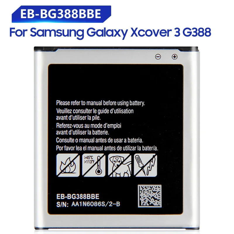 

Replacement Battery For Samsung Galaxy Xcover 3 G388 Rechargeable Phone Battery EB-BG388BBE With NFC 2200mAh