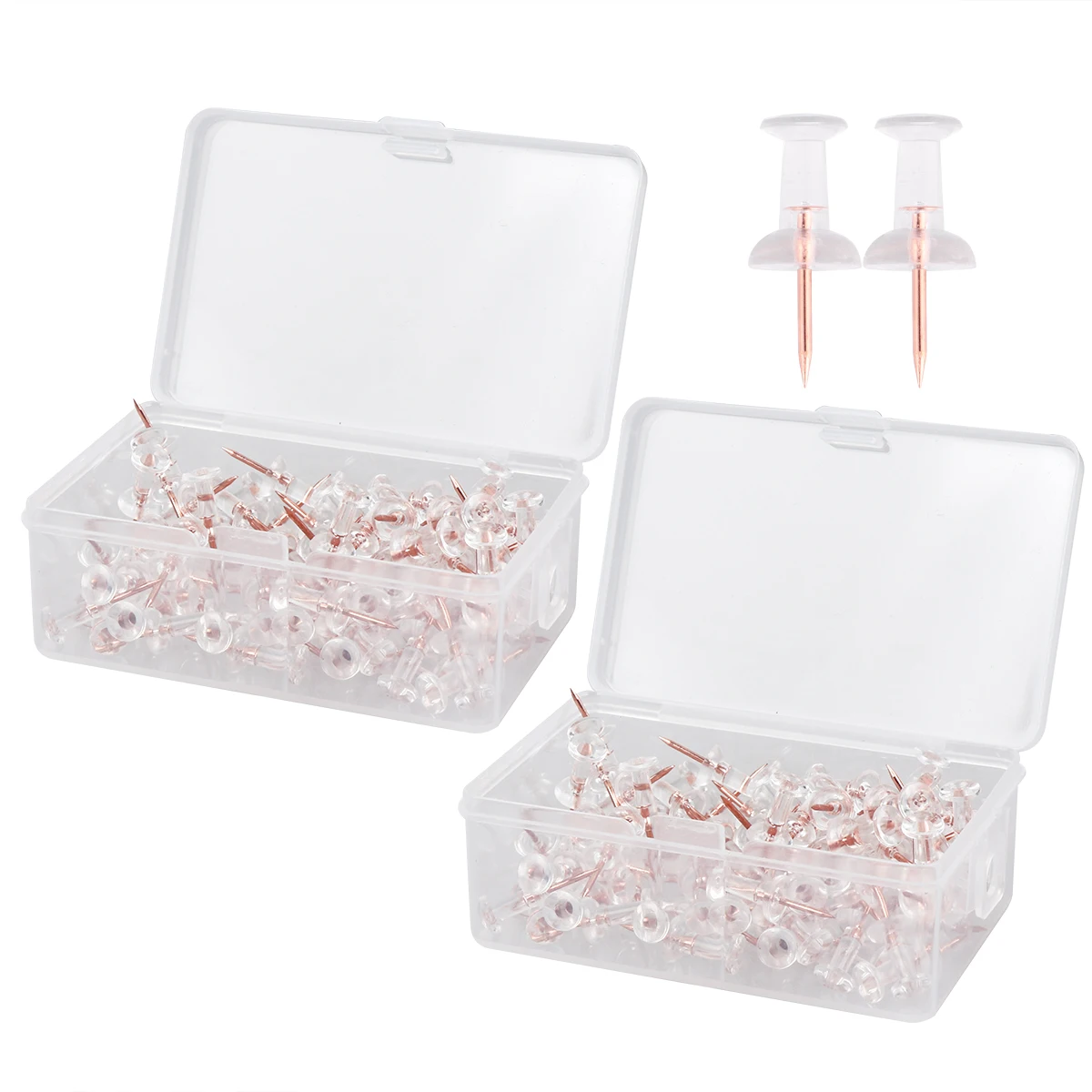 

2 Boxes Push Pins For Office Home Map Tacks Stainless Steel Thumbtacks World Map Markers Photos