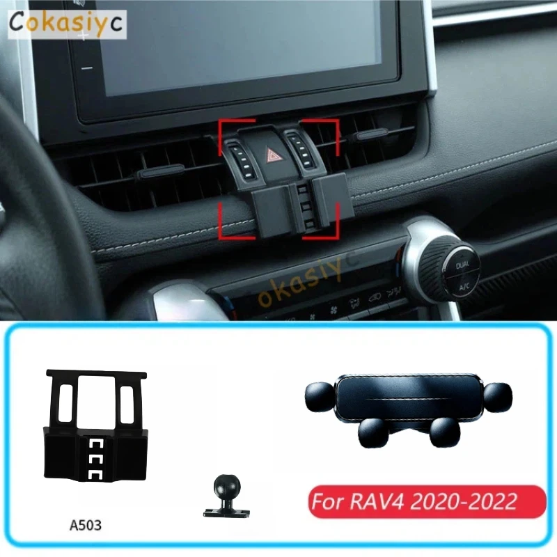 Car Phone Holder For Skoda Octavia 5e 2015-2020 Gravity Stand Mount Support Horizontal GPS Mobile Bracket Accessories With Base