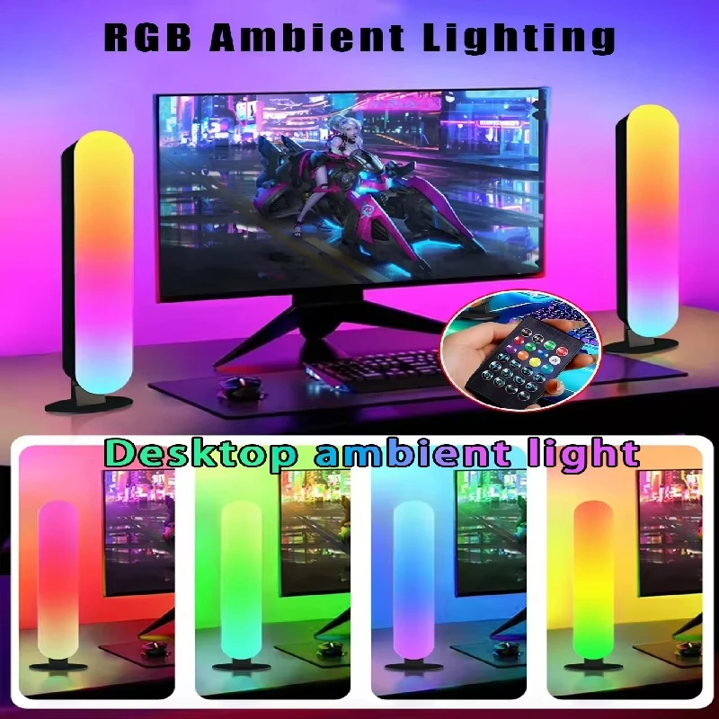 Intelligent RGB Light Bar LED Light Bar Light Music Synchronous Tv Backlight Table Lamp Atmosphere Lighting Party Decoration
