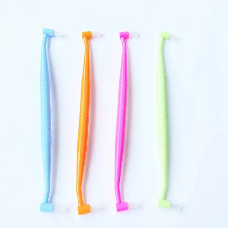 단일 브러시 헤드 평평한 이두근, 교정 균열, 사랑니 칫솔, 부드러운 강모 칫솔, 미백 치아 청소