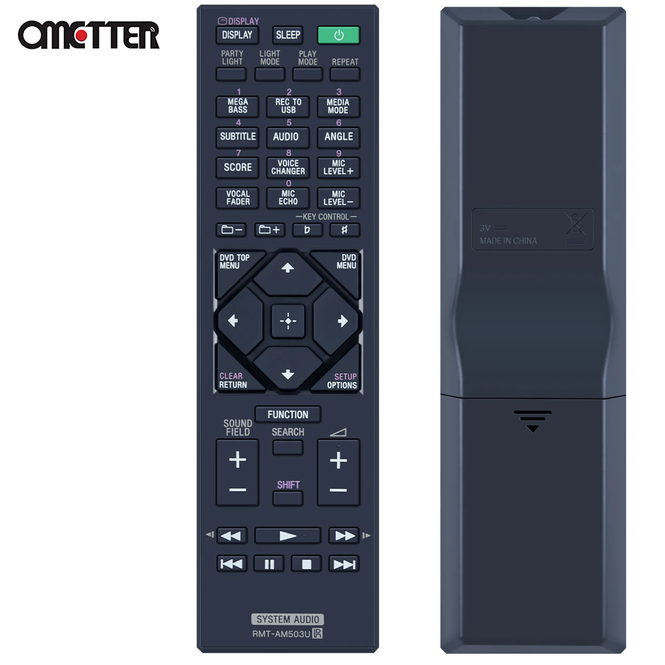 جديد الأصلي RMT-AM503U لسوني عالية الطاقة نظام الصوت الطرف المتكلم التحكم عن بعد MHC-V42D