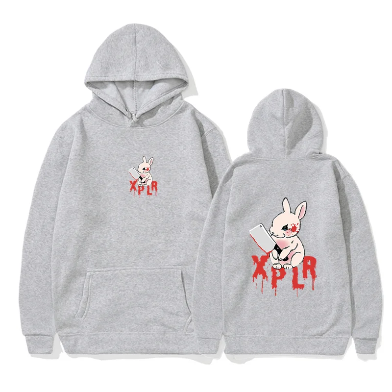 2023 Sam And Colby Rabbit Hoodie Xplr Merch Print Sweatshirts Unisex Fashion Funny Casual Streetwear