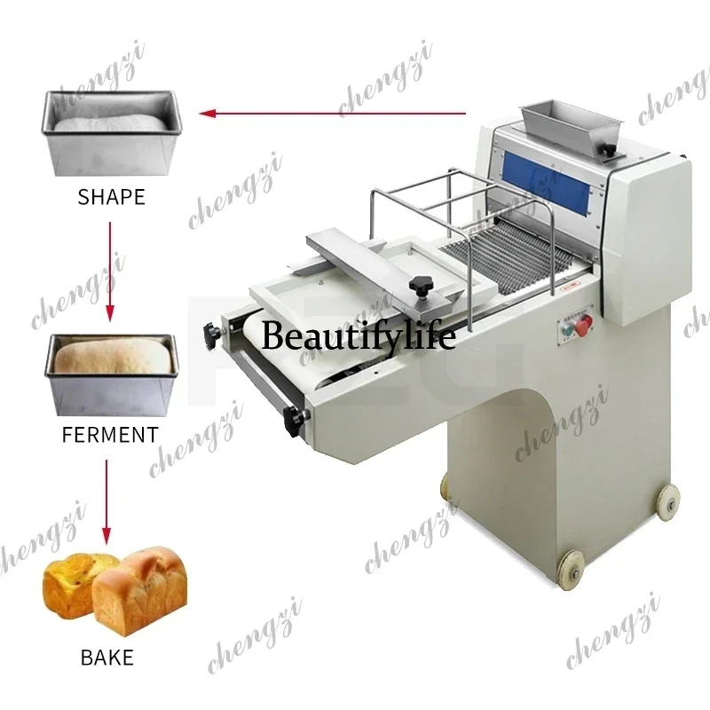 Automatic Dough French Bread Loaf Toast Mini Moulder Croissant Make Moulding Forming Rolling Machine