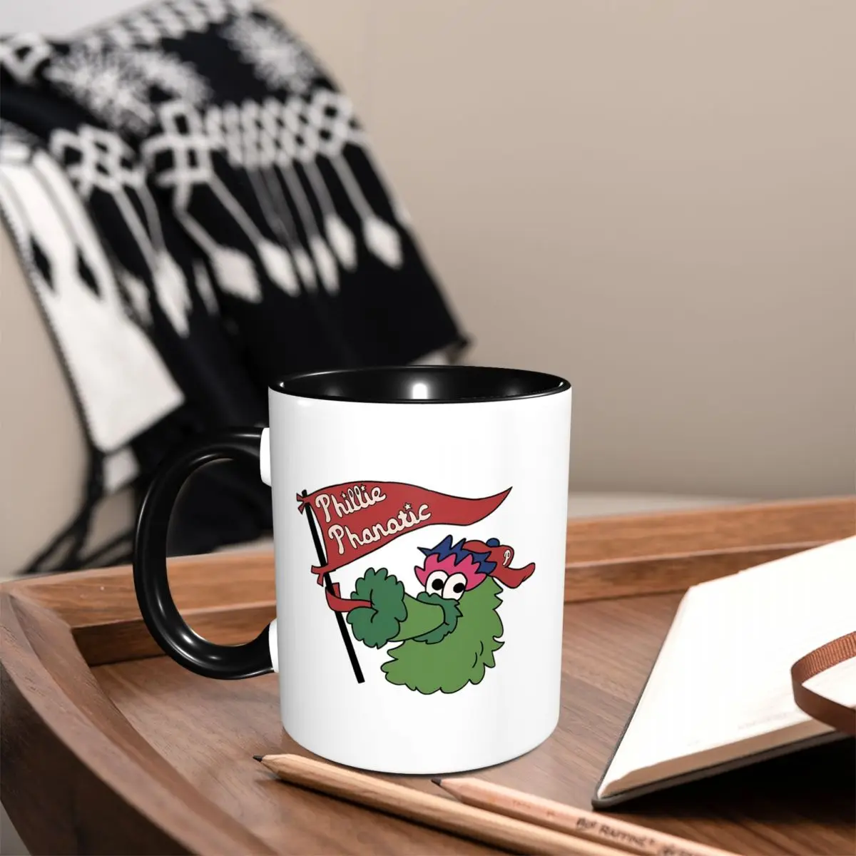 

Phillie Phanatic Mug Funny Ceramic Coffee Cups Tea Mugs Milk Cup Drinkware Gift for Friends