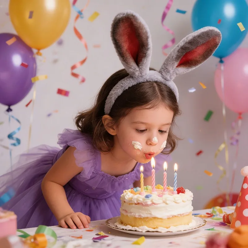 Disney Zootopia 2 Judy Rabbit Ear Hair Band Grey Long-Eared Cartoon Headband for Women Cute Cosplay Accessory