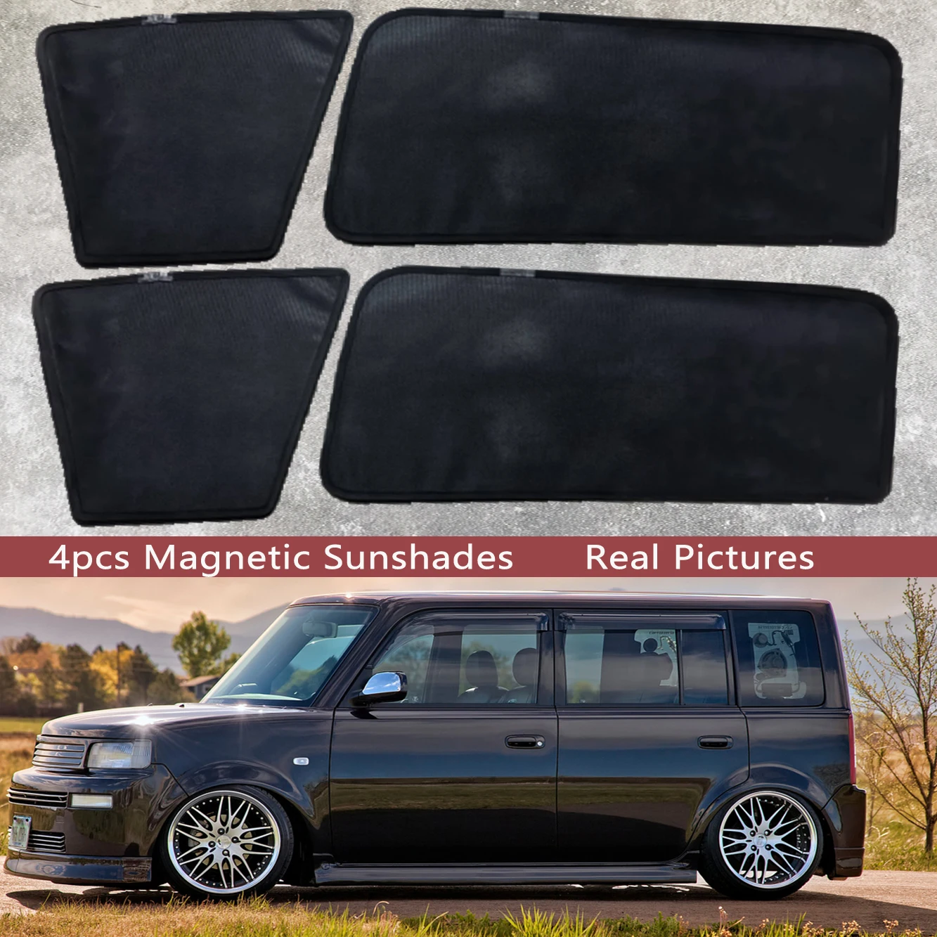 

Magnetic Car Sunshade Shield Front Windshield Frame Curtain Sun Shades for Toyota BB QNC21 Z L 2006 - 2016 2015 2014 Accessories