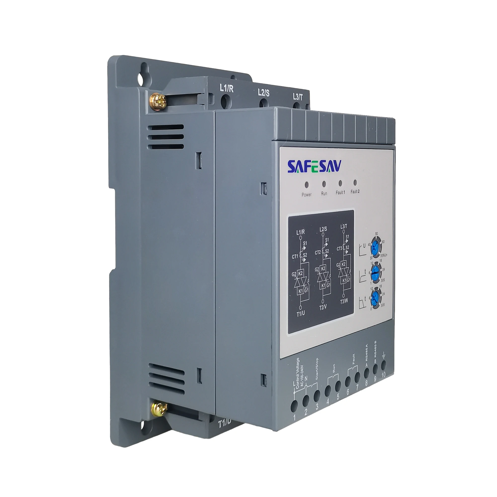 Medium Voltage Soft Starter Ac Motors Integrated 3 Phase 2.2kw Soft Start 380V SSR Series by Industry