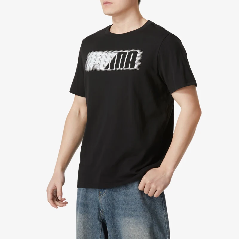 

Puma Genuine 2024, новая мужская спортивная одежда, дышащая модная футболка с короткими рукавами 685657-01