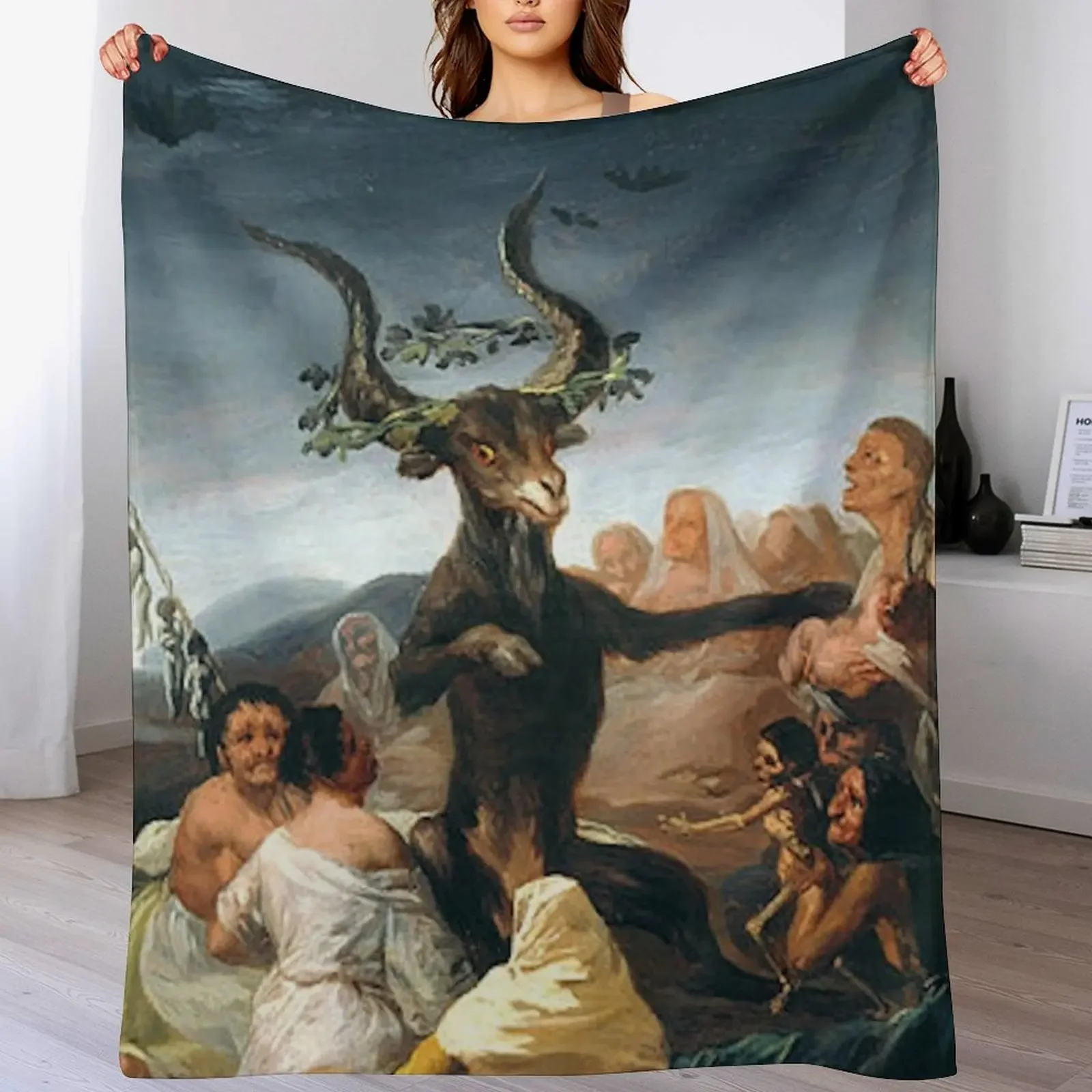 

THE SABATH OF THE WITCHES - GOYA Throw Blanket christmas decoration Blankets For Bed Vintage Stuffeds Blankets