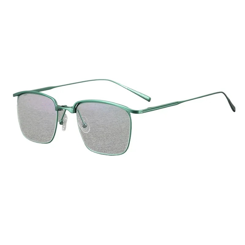 

9.8G Japanese ultra-light pure titanium men's trendy eyebrow line business retro myopia glasses frame women's pure titanium