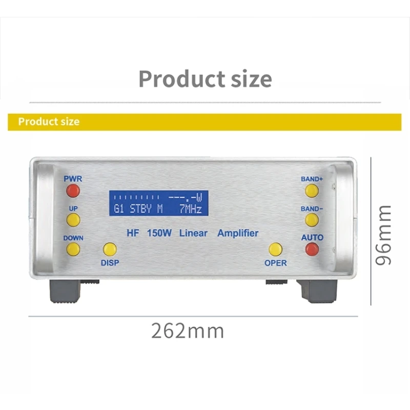 RS-928 HF Power Amplifier 150W 0.5-30MHz Lntelligent Automatic And Synchronous Frequency Band Switching