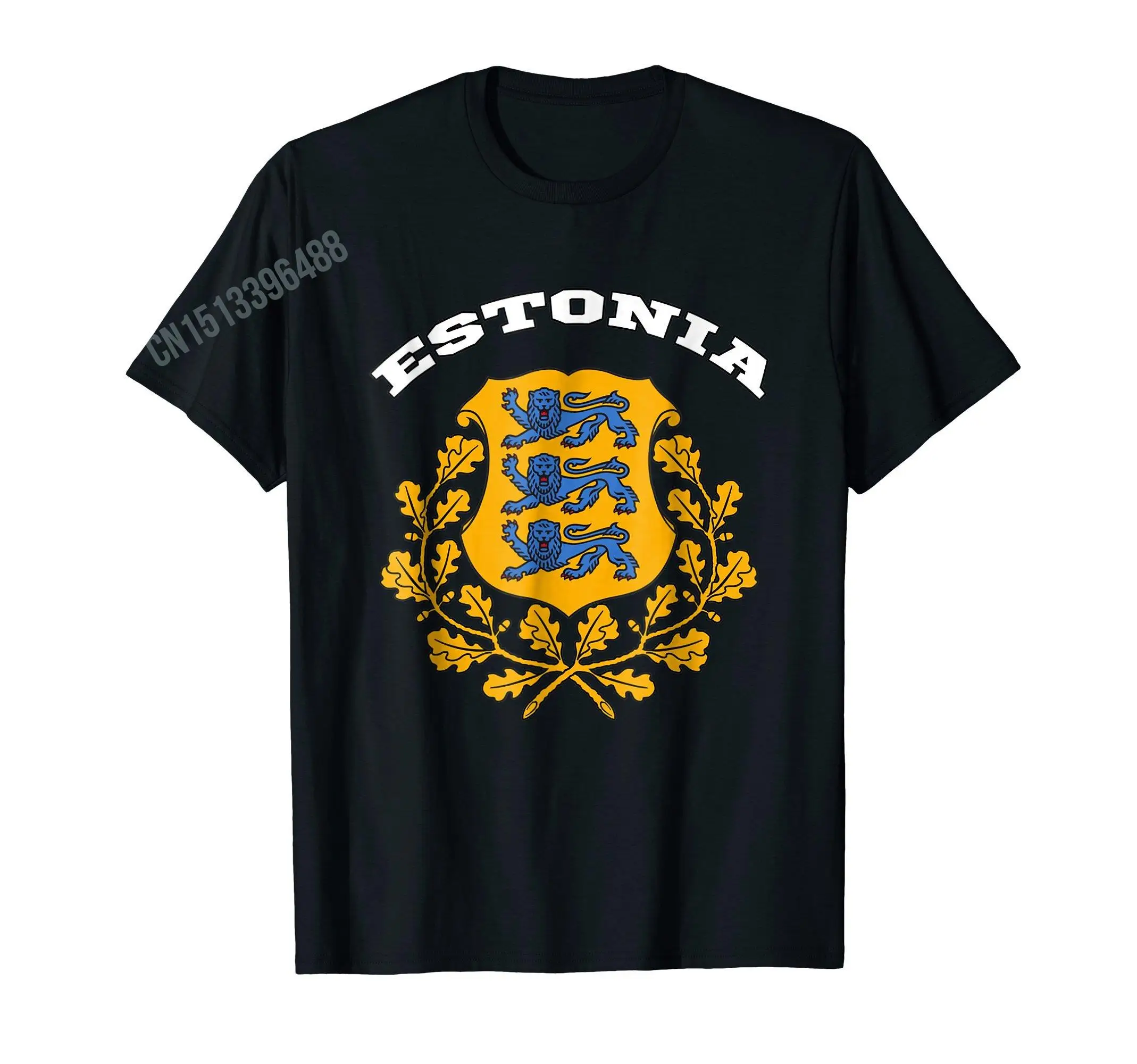 More Design Estonian Gift Estonia Country Map Flag Premium T-Shirt For Men Women T Shirt Tops Cotton Tees
