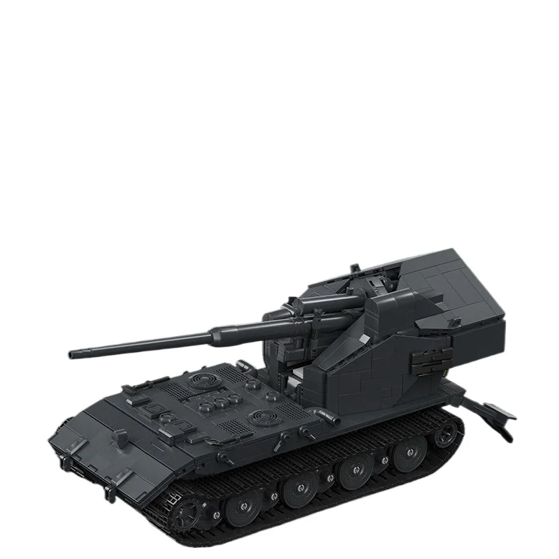 

12GO Military WW2 E-100 Tanks Series Building Block Set WAFFENTRAGER PANZER Tank Model DIY Bricks Toy for Kids Boy Adult Gifts