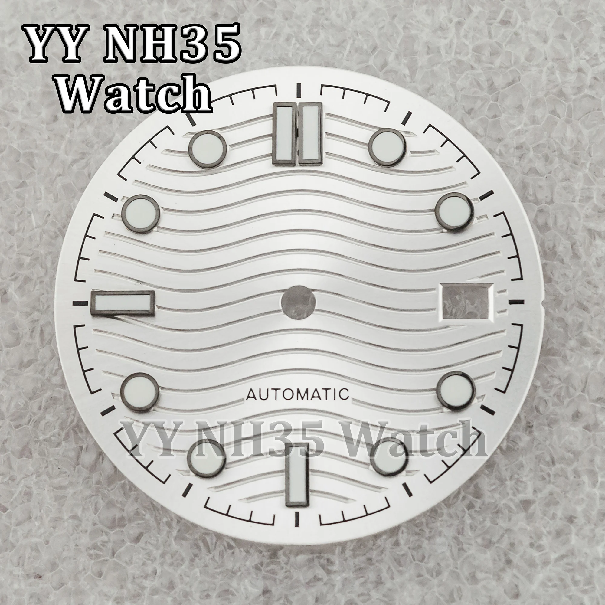 

NH35 Dial 31mm Watch Dial for Seamaster 300 Watches Watch Face fit NH35 Automatic Movement High Quality Watch Mod Accessories