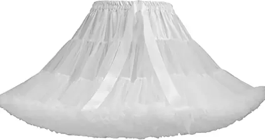 Womens Bubble Skirt Pettiskirt Tutu Ball Gown Fluffy Skirt Petticoat 2024