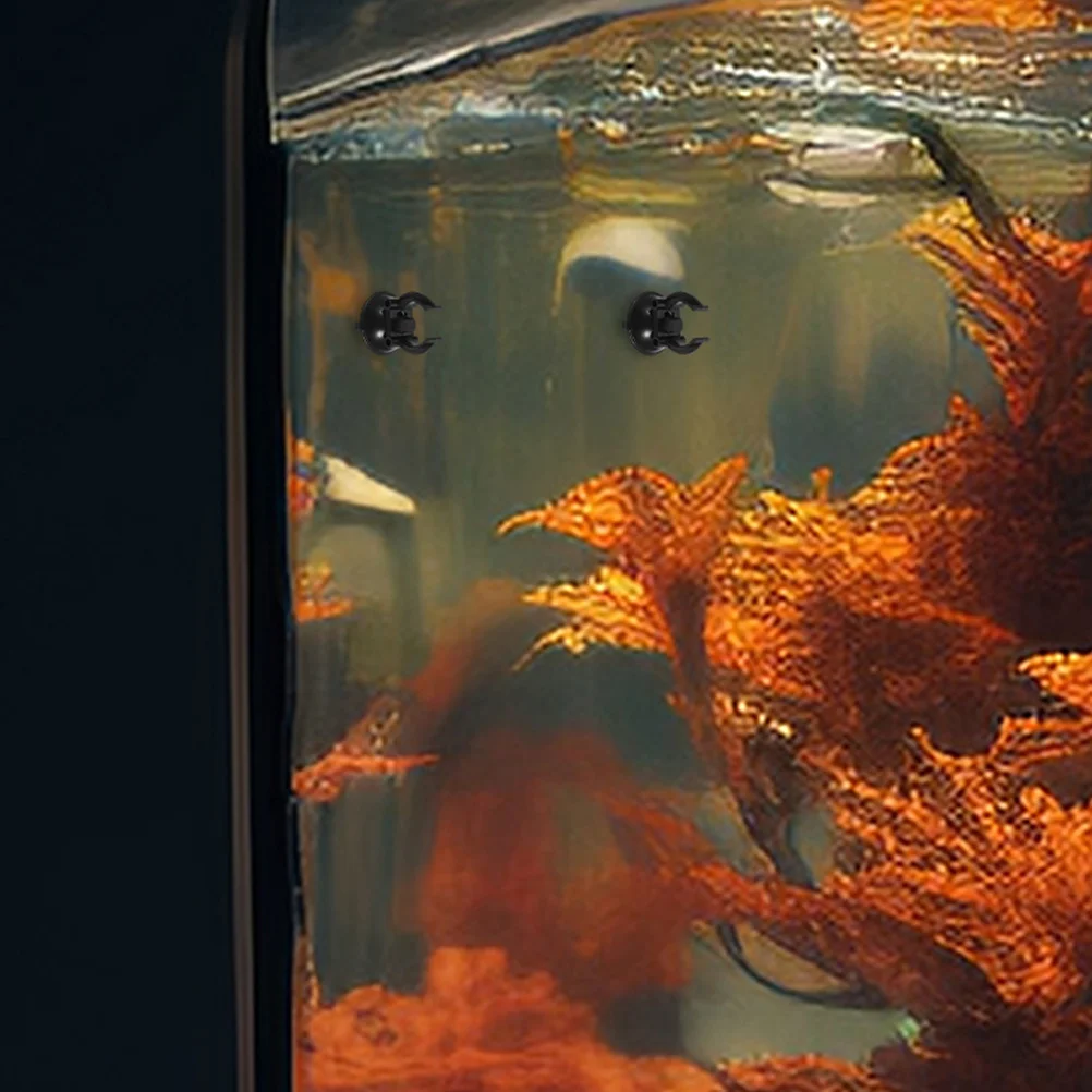 

12Pcs Aquarium Suction Clips Hose Holder Durable ABS Pipe Clamp Organizer Fix for Fish Tank Tubes Accessories Hose Hanger Clamp