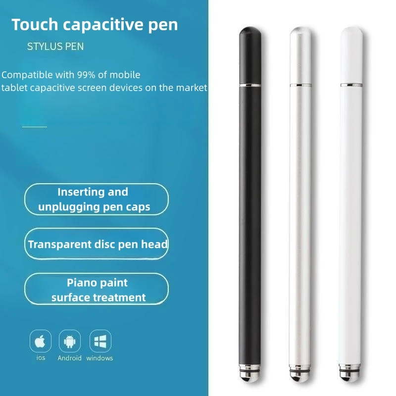 Universal Stylus Pen 2-In-1 Aluminum Automatically Absorb Pen For Tablet iPad Xiaomi Samsung Touch Pen Phone Stylus