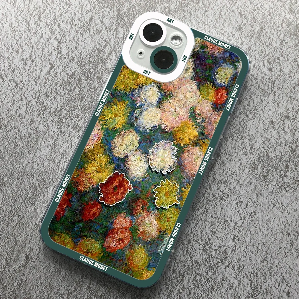 Claude Monet Art Phone Case For Samsung Galaxy S10 S20 S21 S22 S23 S24 FE Plus Ultra Note 20 Soft Cover
