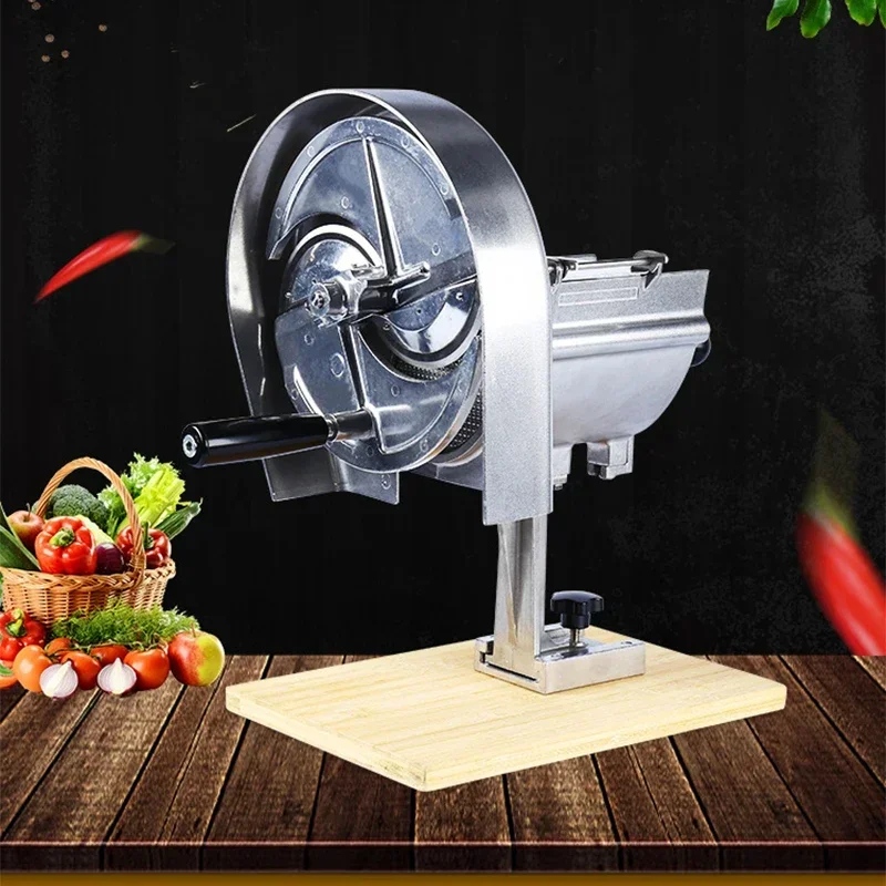 Stainless Steel Fruit and Vegetable Slicer AY009 Household Hand-Cranked Fruit Potato Lemon Slicer Manual Vegetable Slicer