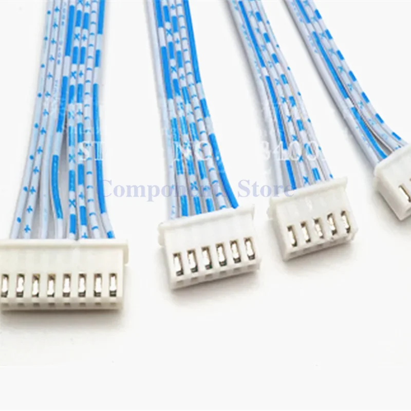 5PCS JST XH2.54 XH 2.54mm Single/Double Head Wire Cable Connector 2P/3/4/5/6/7/8/9/10P12 Pin Pitch Red Blue Male Female Plug