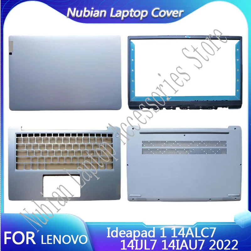 

For Lenovo Ideapad 1 14ALC7 14IJL7 14IAU7 2022 Laptop Replacement LCD Back Cover/Front Panel/Palm Rest/Bottom Cover