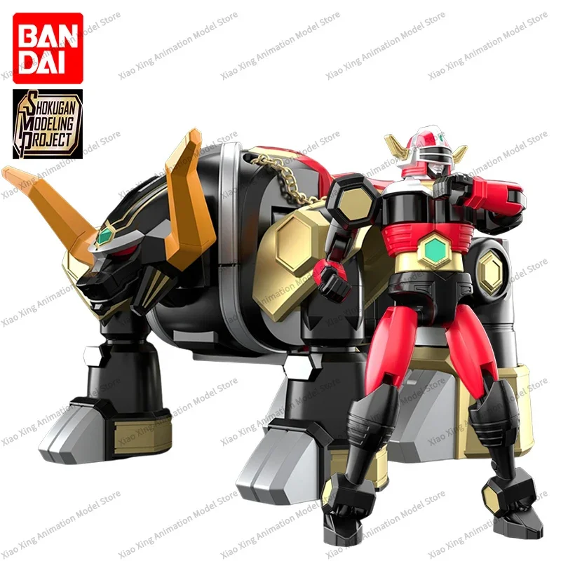 BANDAI SMP Star Animals Rangers-Galaxyman Bulltaurus Bullblack Assembly Model Ver. 18CM Anime Action Figures Model Toy