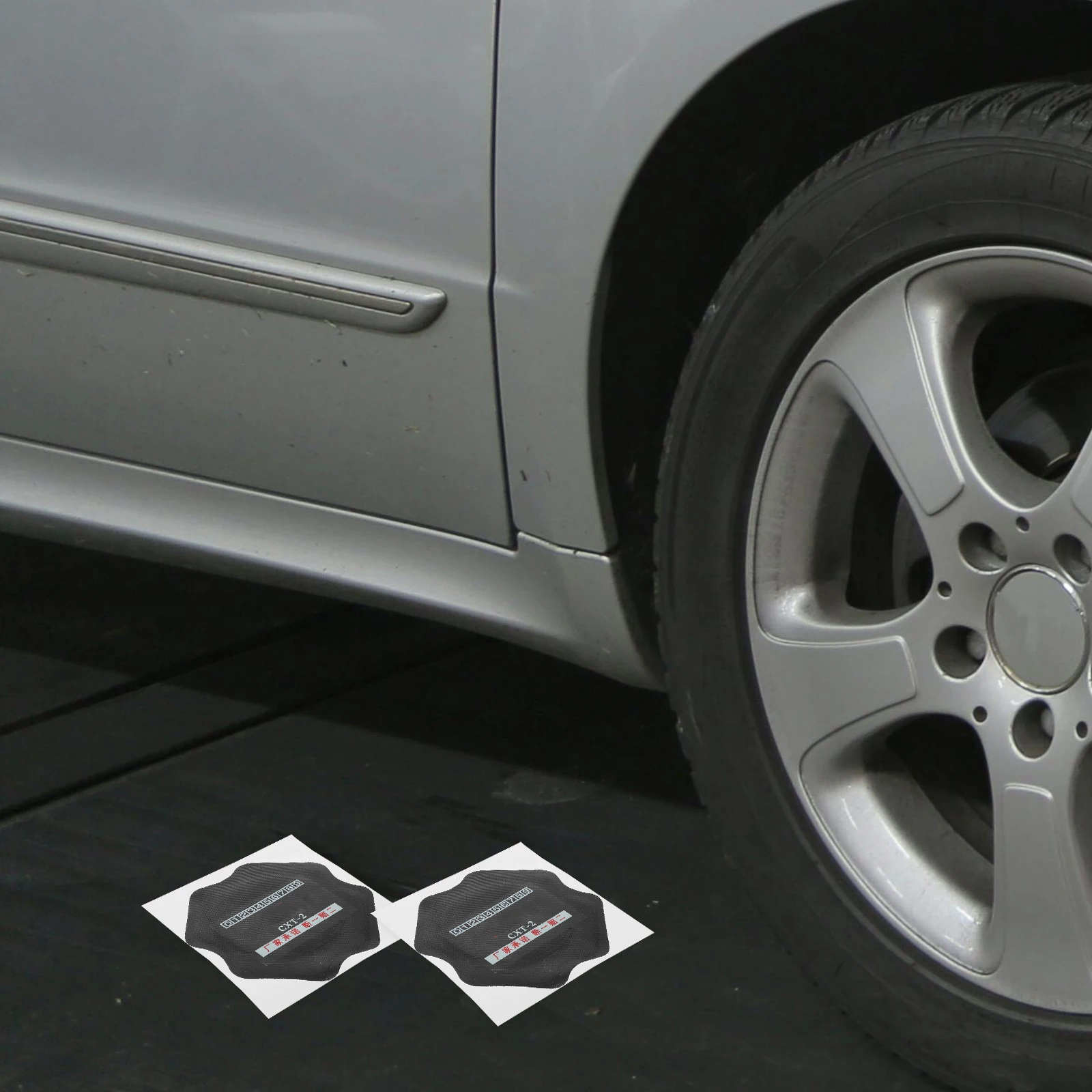 

10Pcs Car Truck Motorcycle Tire Patch Heavy Duty Repair Film Rubber Adhesive Quick Fix Tire Repair Kit for Puncture Damage