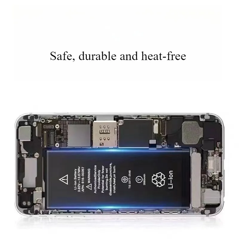 2025 بطارية هاتف لابل 5 6 S 7 8plus X Xr Xs Max 11 12 Pro 13 Pro Max استبدال Bateria لبطاريات آيفون 7