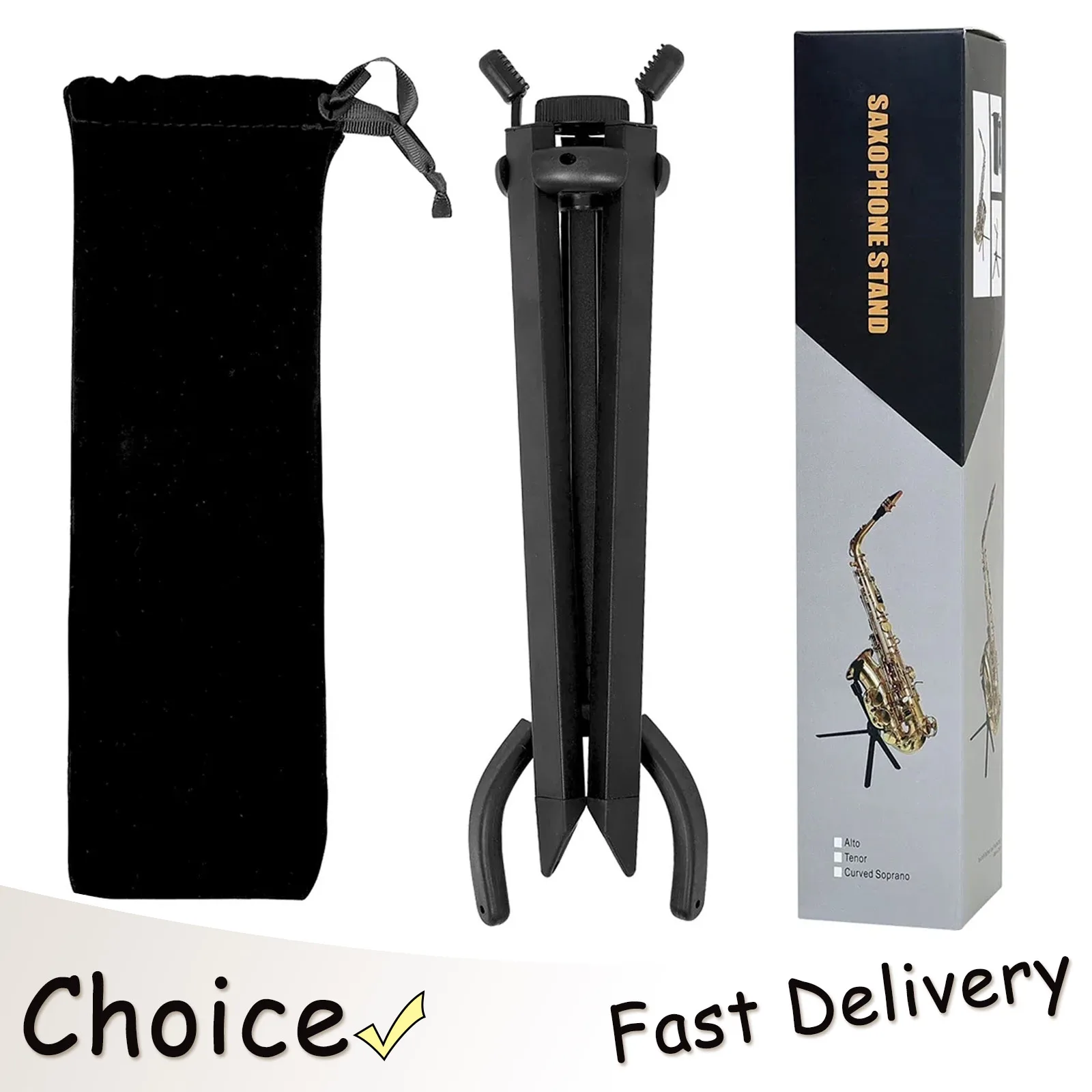 

SLADE Tenor Saxophone Stand Plane Support Aluminium Portable Foldable Bracket 3 Legs Support Stable Stand Tenor Sax Accessories