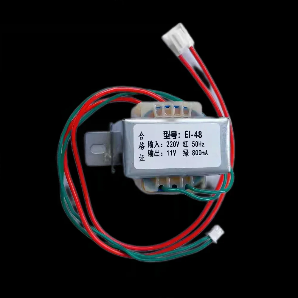 1Pcs EI48 Air Conditioning Transformer AC 220V To AC 11V 800mA 550mA External Cabinet Main Board 8W Pure Copper Enameled Wire