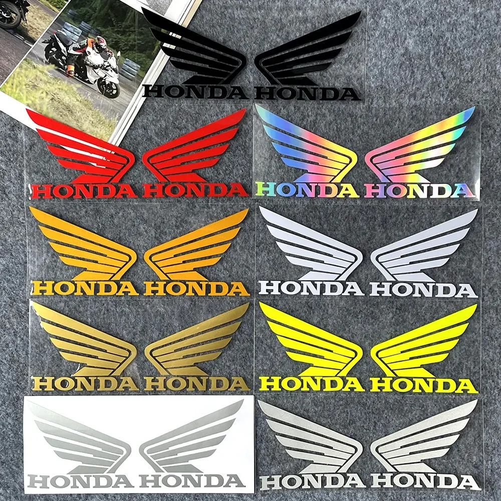 Vinyl Honda Stickers Wing Logo Motorcycle Tank Helmet Bike Decal