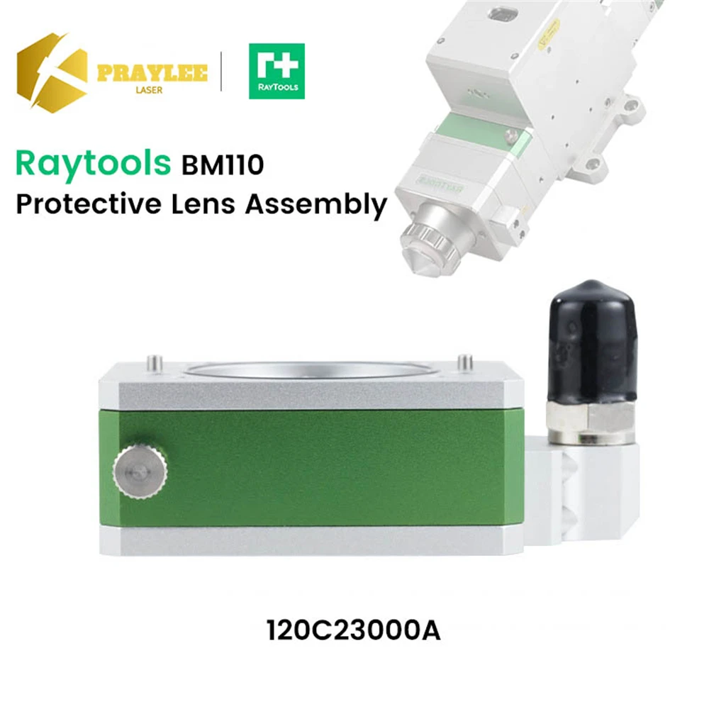 Praylee Original Raytools BM110 Laser Protective Windows Assembly for Raytools BM110/BM111 Laser Cutting Welding Head Parts