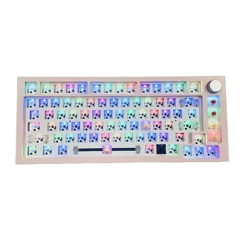 Next Time 75% layout Hot Swap 82 Keys RGB Light Wired Knob Mechanical Gaming Keyboard Kit