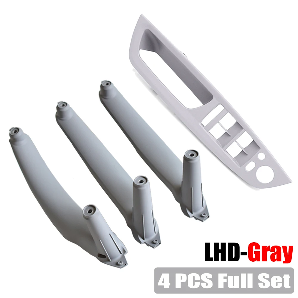 LHD RHD Carbon 4-teiliges Innentürgriff-Panel-Kit Ersatzteile Dekoration für BMW X5 X6 E70 E71 2007-2013 – Detail 14