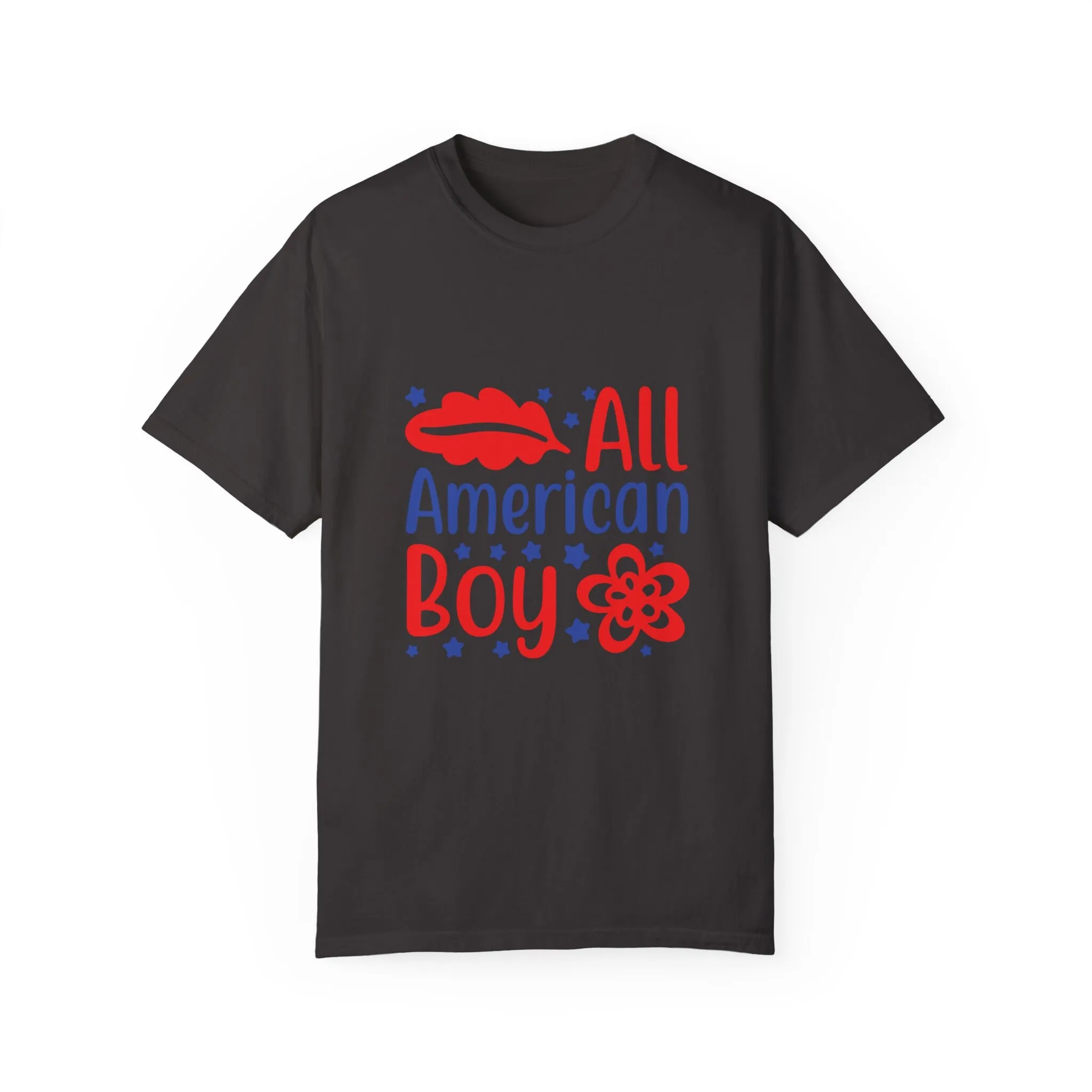 T Shirt 'All American Boy' Casual Clothing Saying Holiday Quote Custom Personalized For