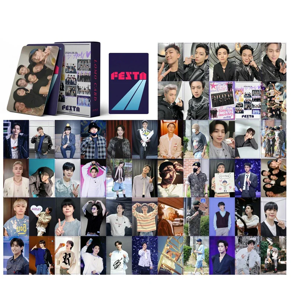 55Pcs/Box Kpop 11th Anniversary 2024 FESTA Photocards Lomo Cards Photo Card for Fans Collection