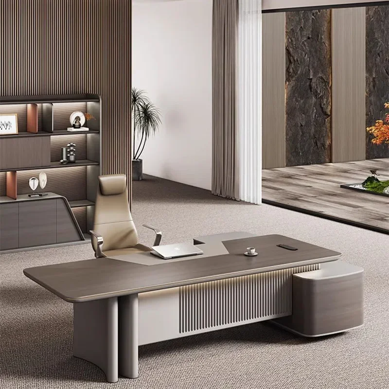 طاولة مكتب العمل الحديثة وحدة التحكم الطلابية طاولة المؤتمرات اجتماع العمل Boss Mesa Para Compuatador مكتب الأثاث #3