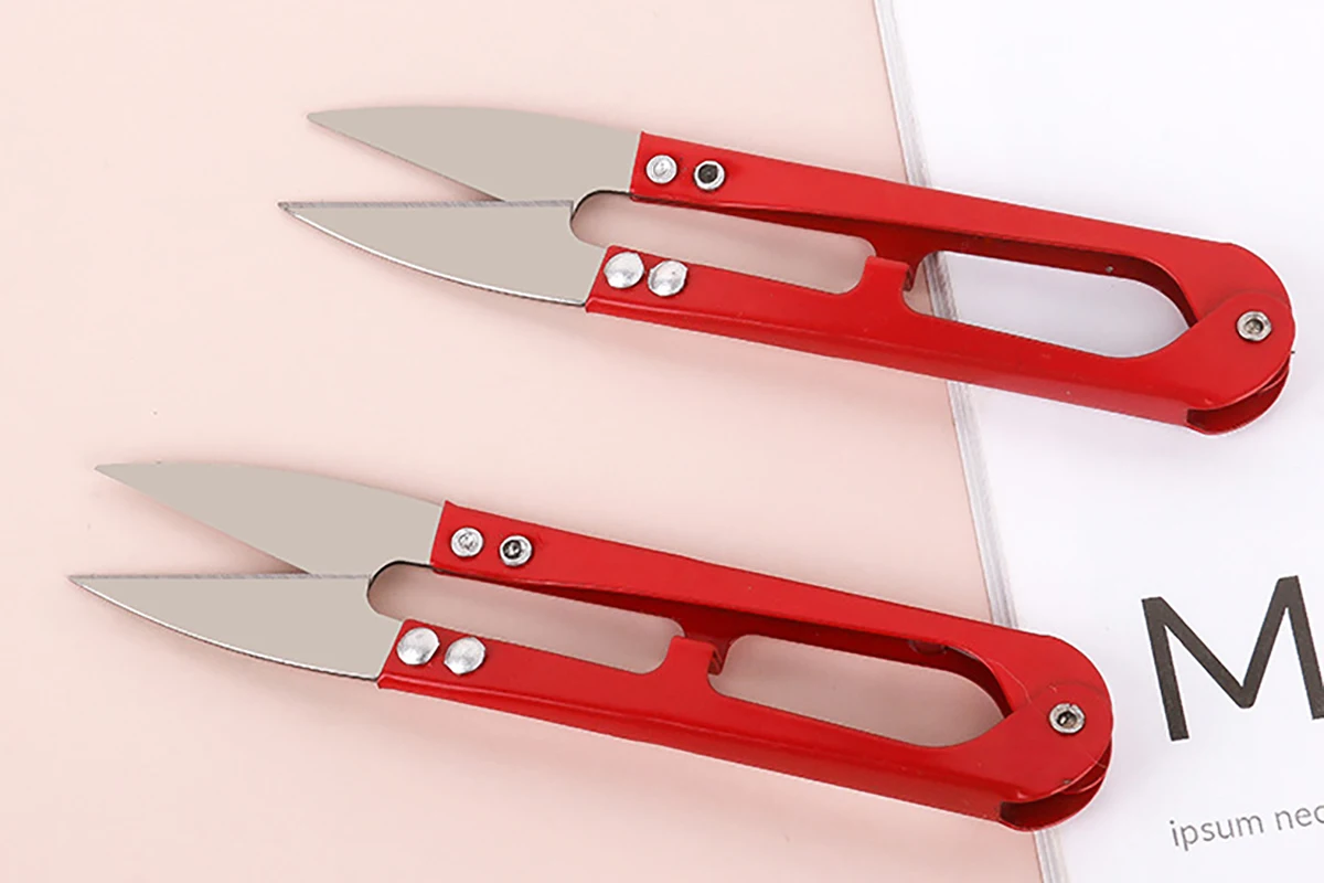 Cross Stitch Tailor Scissors Plastic Handle Sewing Snip Thread Cutter Small Embroidery Craft Cross Stitch Scissors Craft Tool