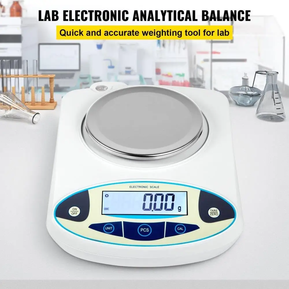 High 3000g x 0.01g Analytical Laboratory Balance Digital Scale for Jewelry Industrial Business 13 Unit Conversion