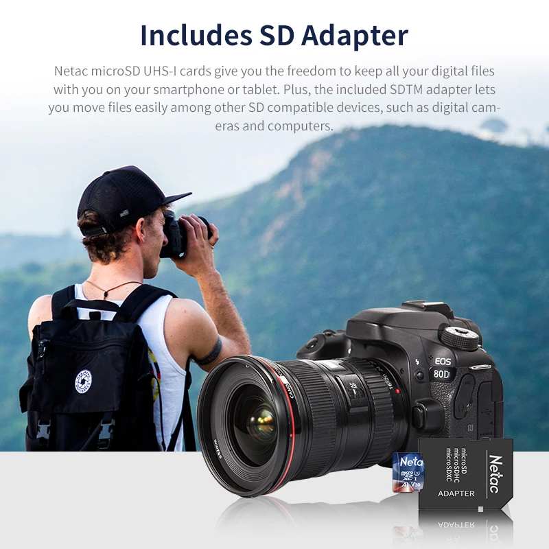 Immagine 6: Scheda SD Netac ad Alta Velocità Classe 10 32G 64G 128G 256G 512G, Scheda di Memoria A1 U3 C10 V30 4K HD per PC e Laptop
