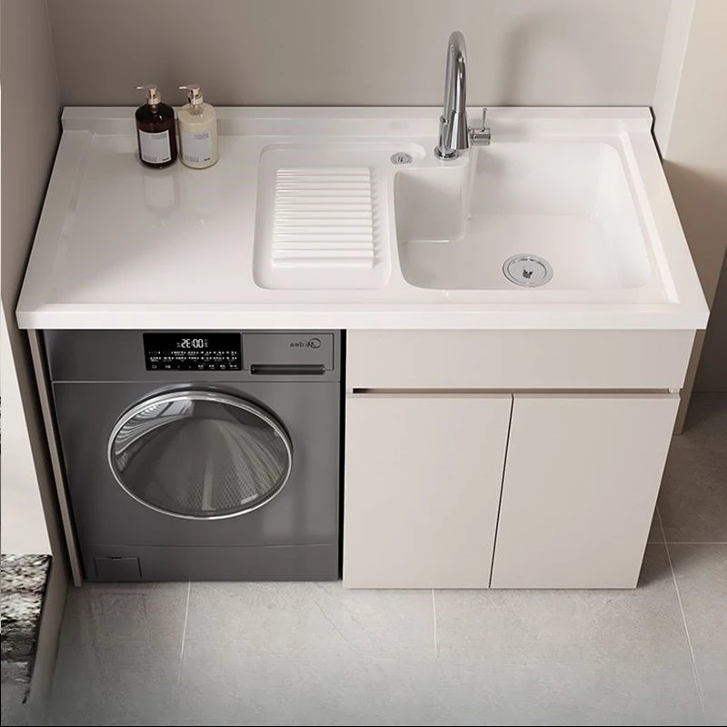 

Minimalist Design Bathroom Cabinets Luxury Nordic Cream Style Bathroom Cabinets Indoors Balcony Home Furniture Gabinetti Lsxyg