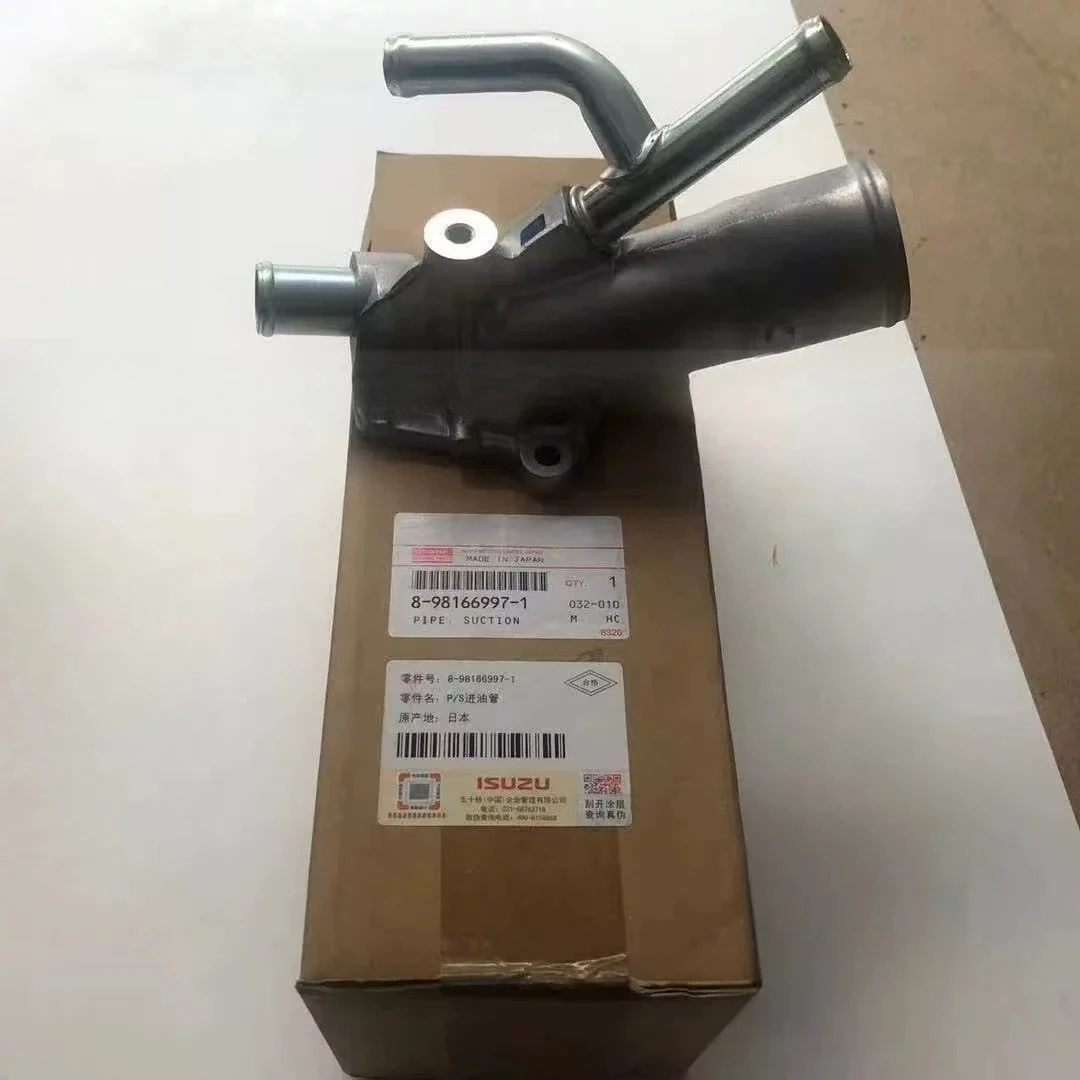 8‑98166997‑0 Water Pipe Joint Fit 4HK1 Engine For Hitachi Sany Sumitomo Excavator Repair Parts