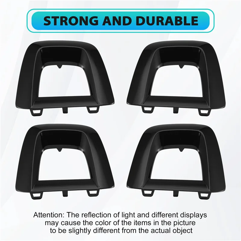 

AB96-4PCS Black Front Bumper Side Spoiler Trim 2538856300 2538856400 2538856700 2538856800 For Mercedes X253 C253 GLC 16-19