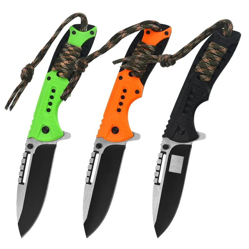 New Outdoor Multifunctional High Hardness Stainless Steel Folding Machete Camping Survival Portable Self-Defense Pocket Knife